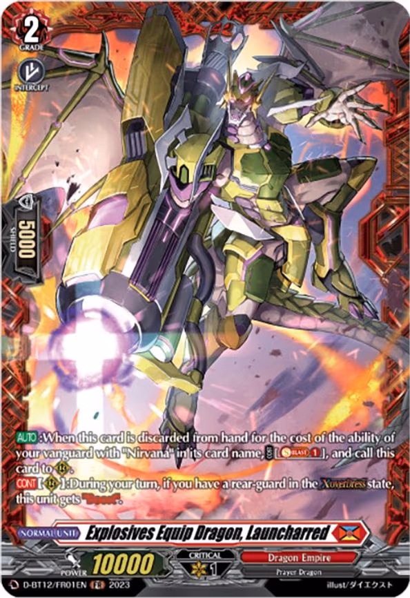 Explosives Equip Dragon, Launcharred - FR (D-BT12/FR01EN)
