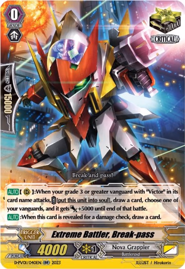 Extreme Battler, Break-pass