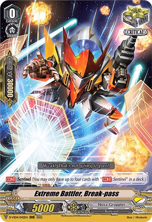 Extreme Battler, Break-pass - RRR (D-VS04/042EN)