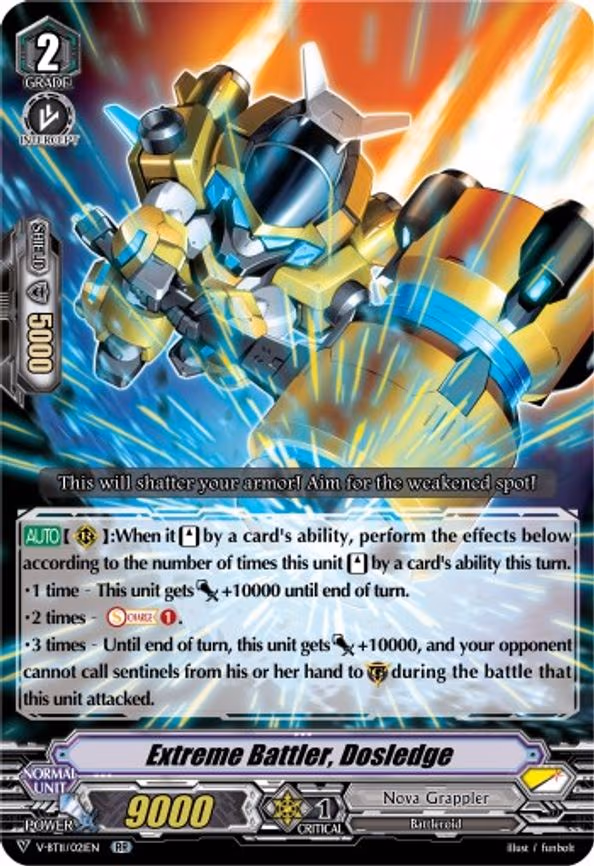 Extreme Battler, Dosledge - RR (V-BT11/021EN)