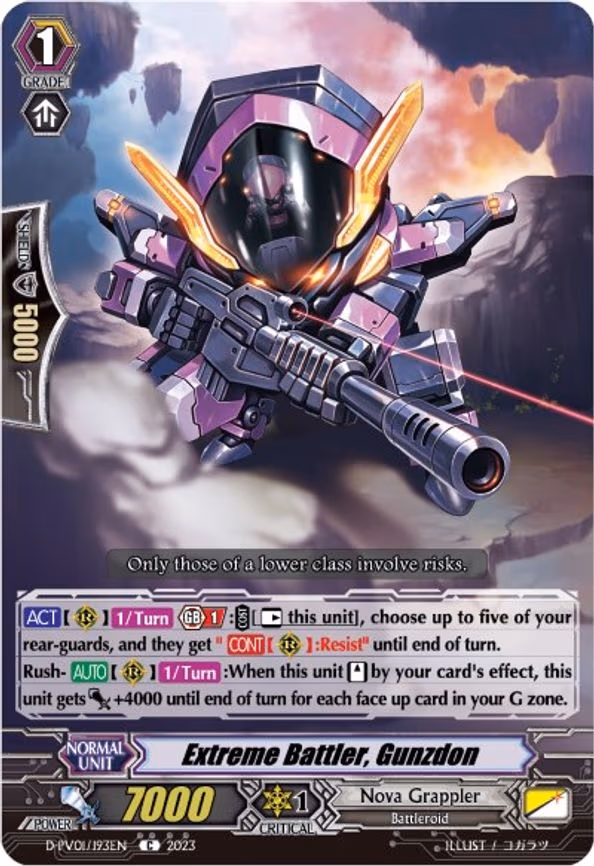 Extreme Battler, Gunzdon - C (D-PV01/193EN)