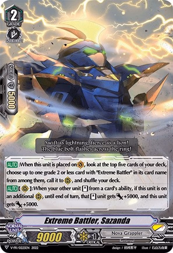 Extreme Battler, Sazanda - PR (V-PR/0225EN)