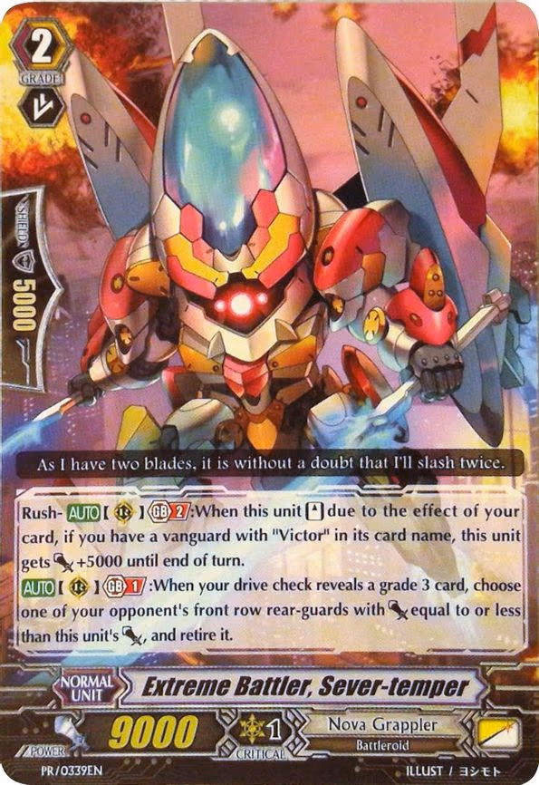 Extreme Battler, Sever-temper
