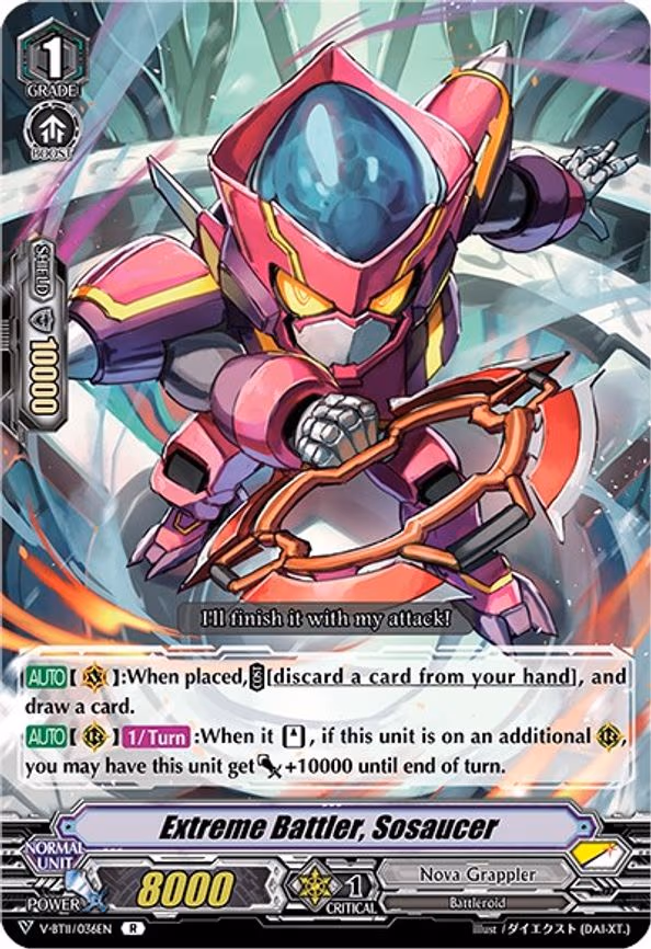 Extreme Battler, Sosaucer - R (V-BT11/036EN)