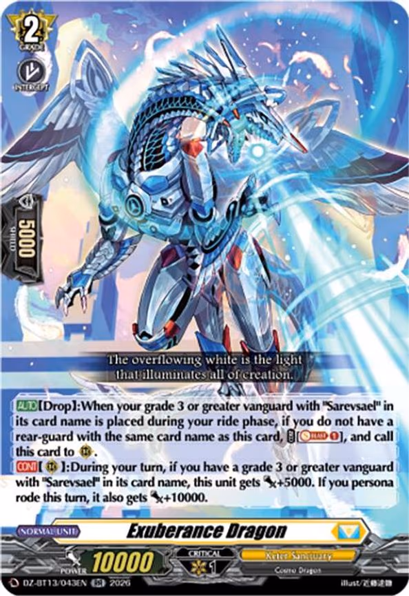 Exuberance Dragon - RR (DZ-BT13/043EN)