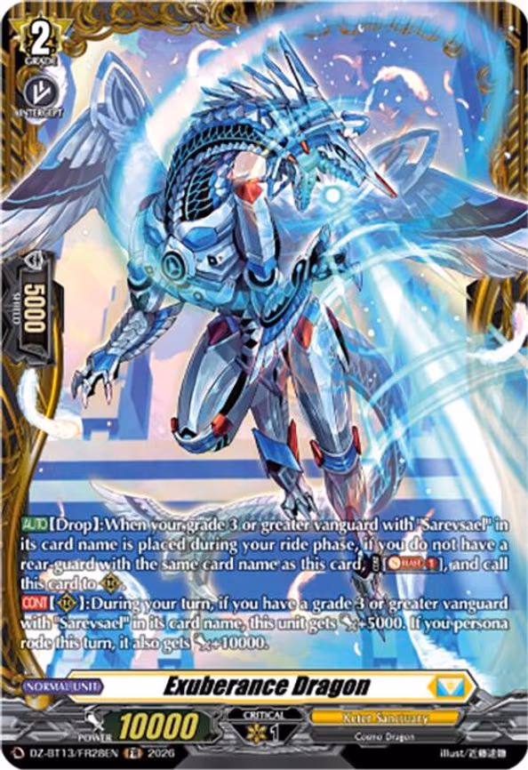 Exuberance Dragon - Frame Rare (DZ-BT13/FR28EN)