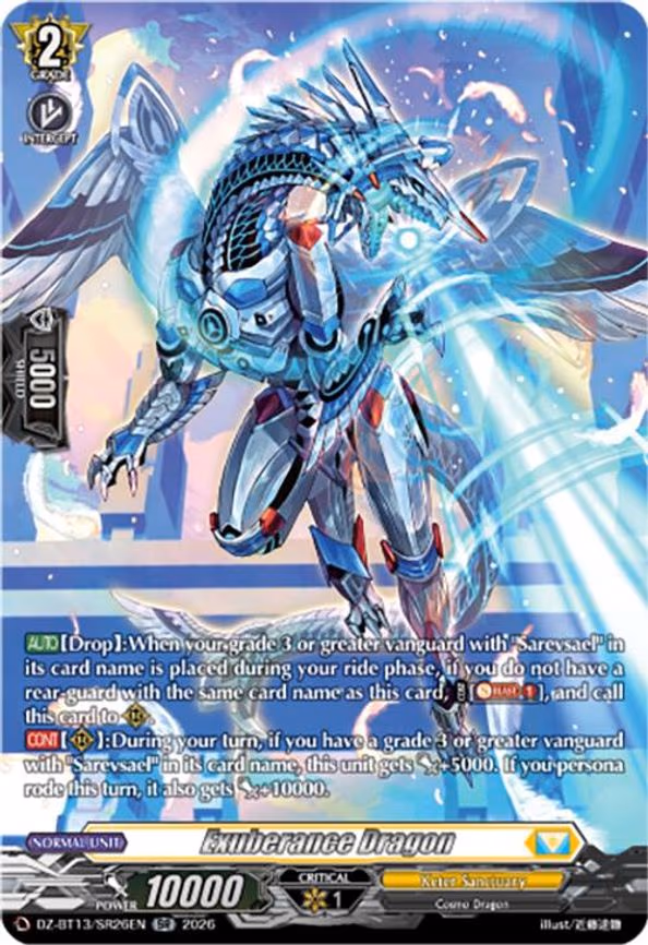 Exuberance Dragon - SR (DZ-BT13/SR26EN)