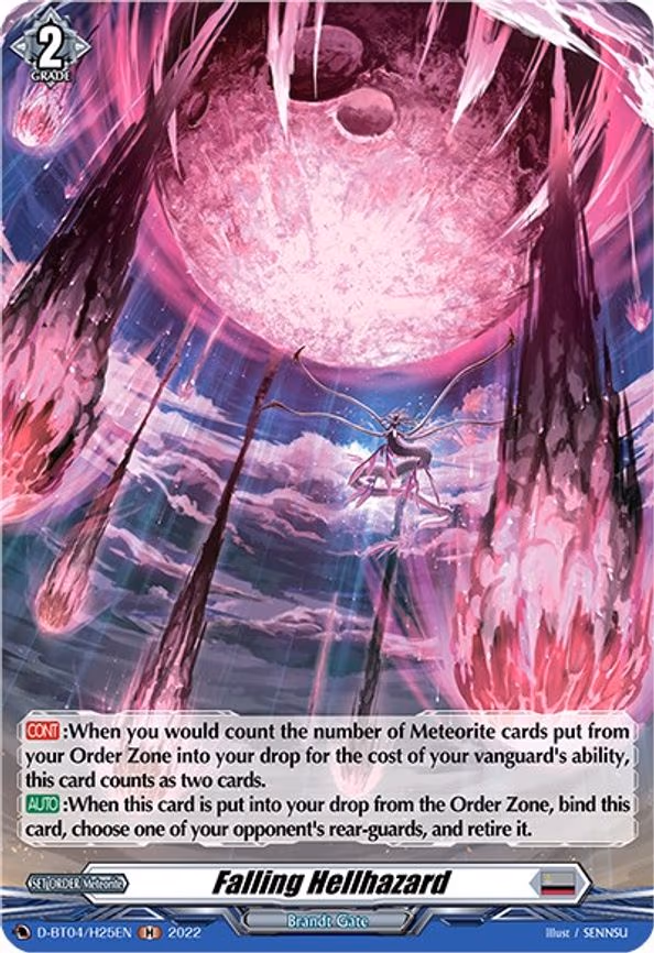 Falling Hellhazard (Holo) - H (D-BT04/H25EN)