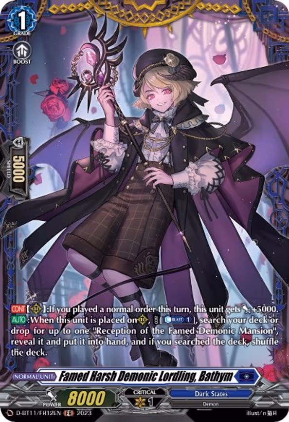 Famed Harsh Demonic Lordling, Bathym - FR (D-BT11/FR12EN)