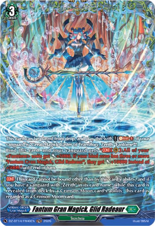 Fantum Gran Magick, Glid Radeaur - Frame Rare (DZ-BT14/FR40EN)
