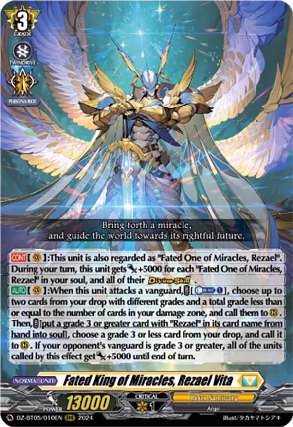 Fated King of Miracles, Rezael Vita