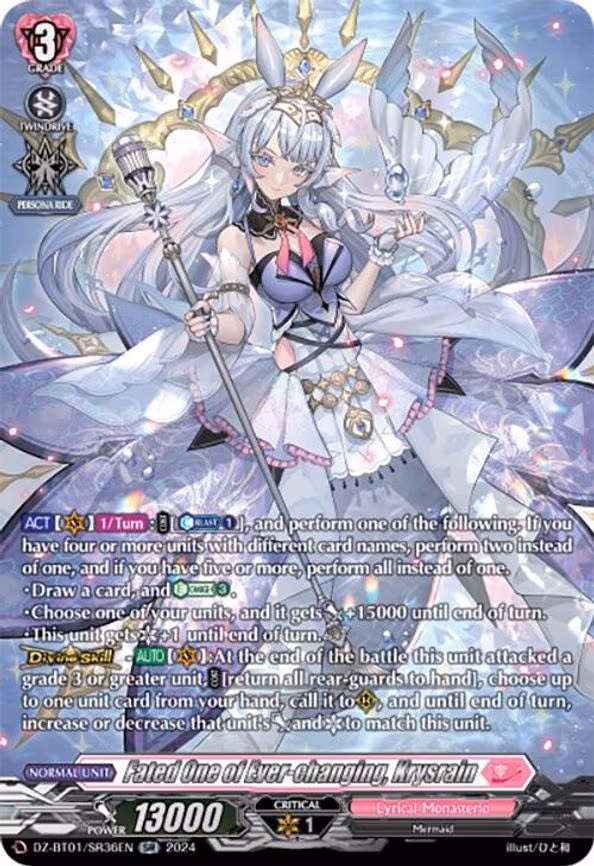 Fated One of Ever-changing, Krysrain - SR (DZ-BT01/SR36EN)