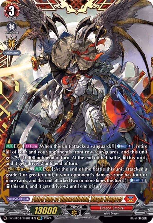 Fated One of Unparalleled, Varga Dragres - FFR (DZ-BT01/FFR01EN)
