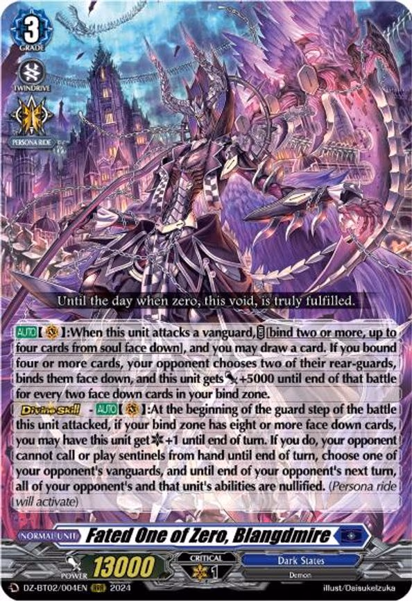 Fated One of Zero, Blangdmire - RRR (DZ-BT02/004EN)