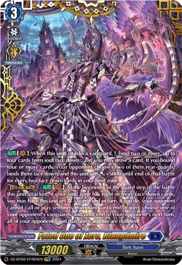 Fated One of Zero, Blangdmire - FFR (DZ-BT02/FFR04EN)
