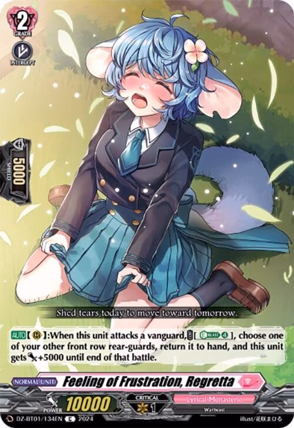 Feeling of Frustration, Regretta - C (DZ-BT01/134EN)