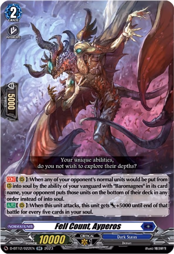 Fell Count, Ayperos - RR (D-BT12/022EN)