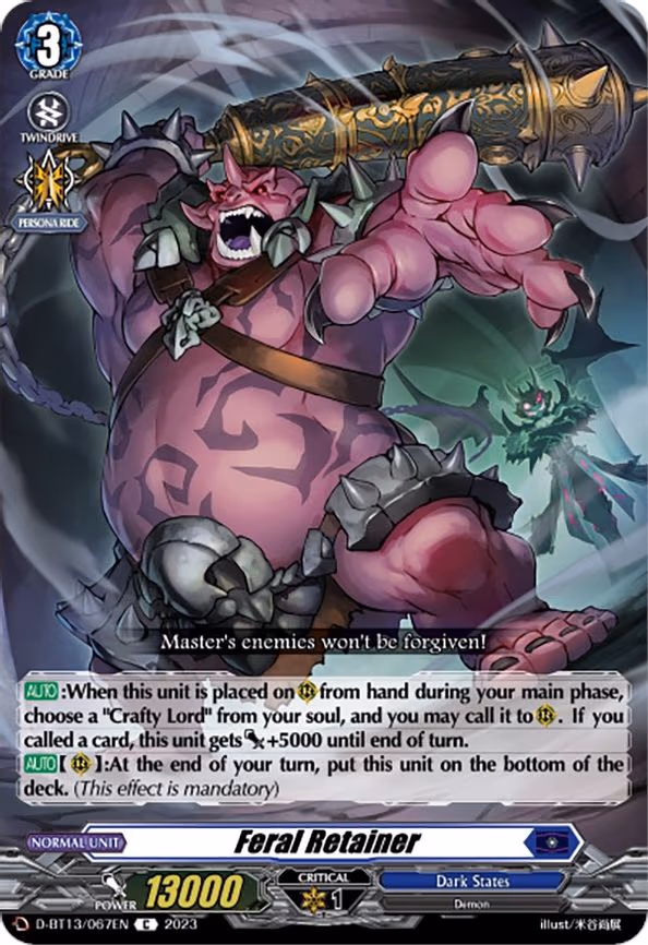 Feral Retainer - C (D-BT13/067EN)
