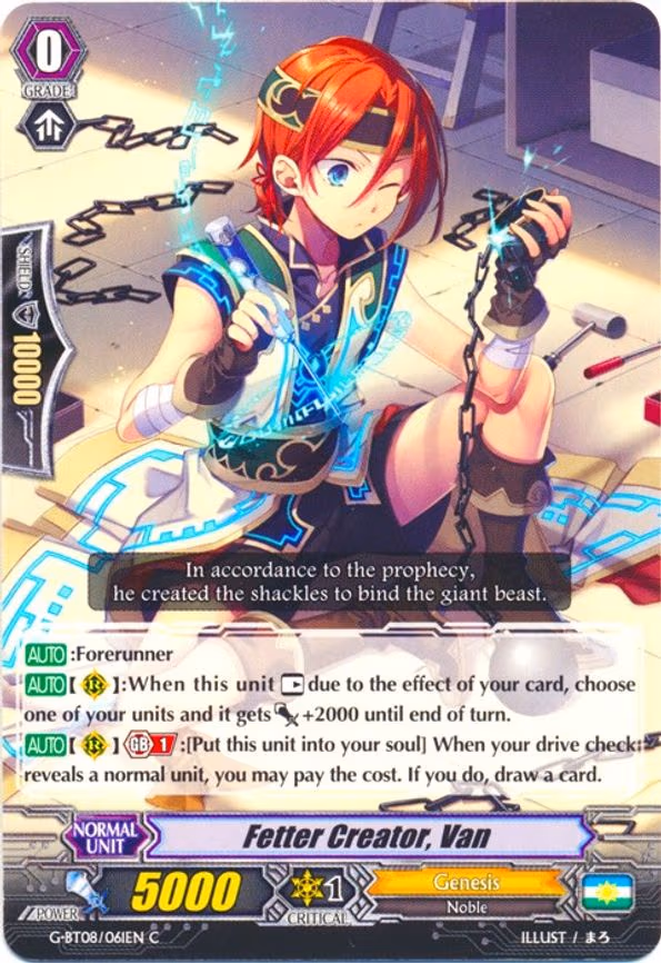 Fetter Creator, Van - C (G-BT08/061EN)