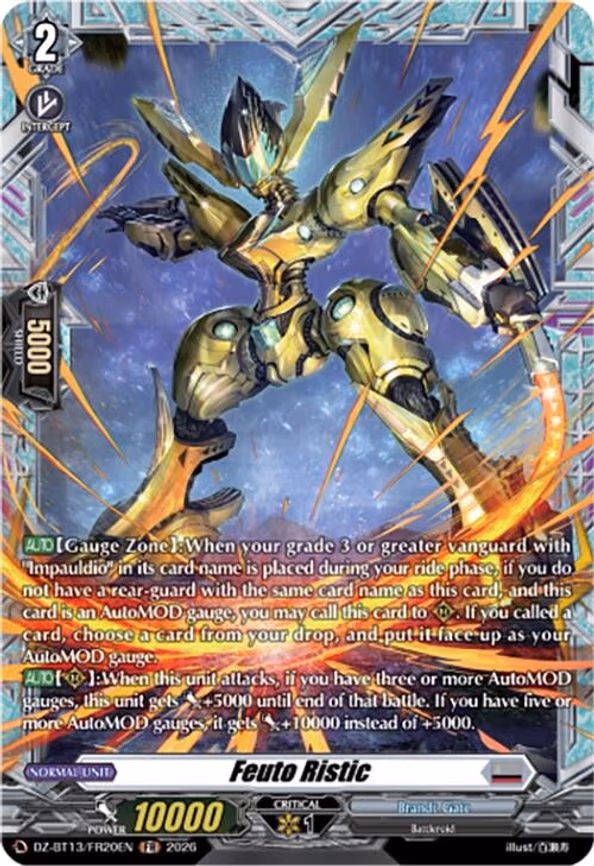 Feuto Ristic - Frame Rare (DZ-BT13/FR20EN)
