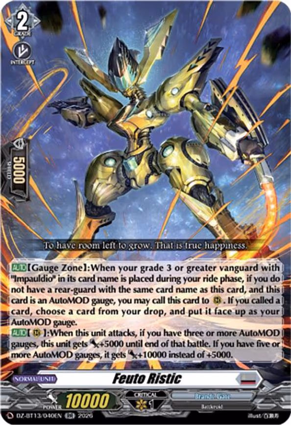 Feuto Ristic - RR (DZ-BT13/040EN)