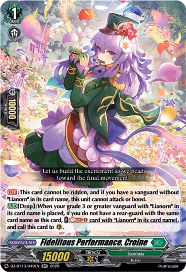Fidelitous Performance, Croine - RR (DZ-BT13/049EN)