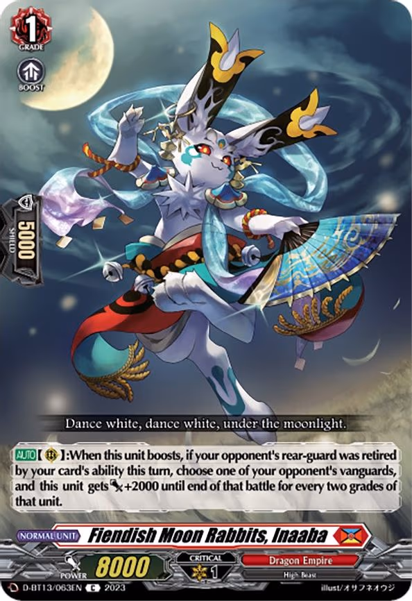Fiendish Moon Rabbits, Inaaba - C (D-BT13/063EN)