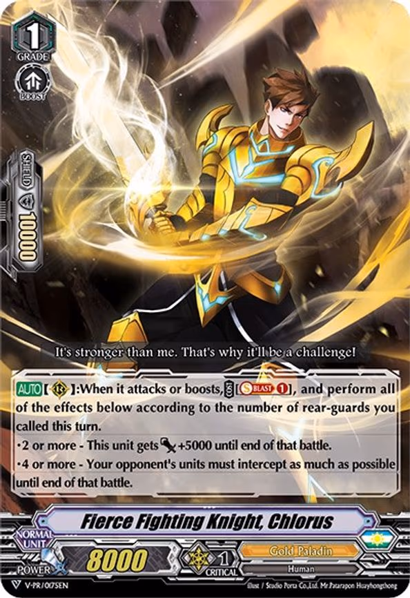 Fierce Fighting Knight, Chlorus - PR (V-PR/0175EN)