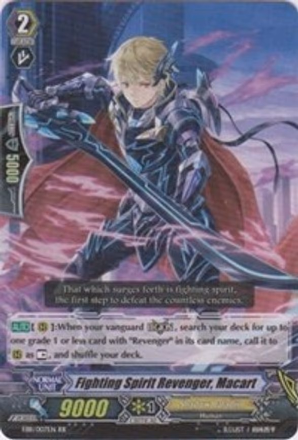 Fighting Spirit Revenger, Macart