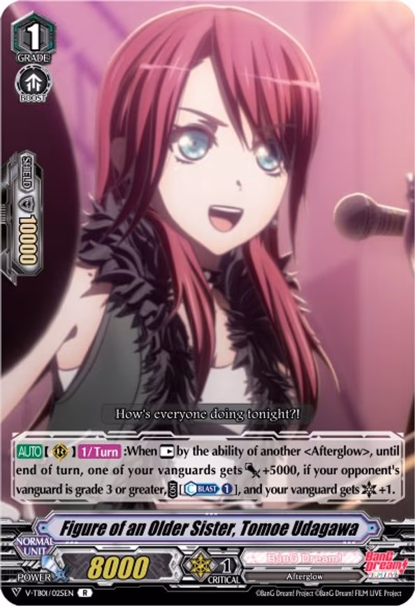 Figure of an Older Sister, Tomoe Udagawa - R (V-TB01/025EN)