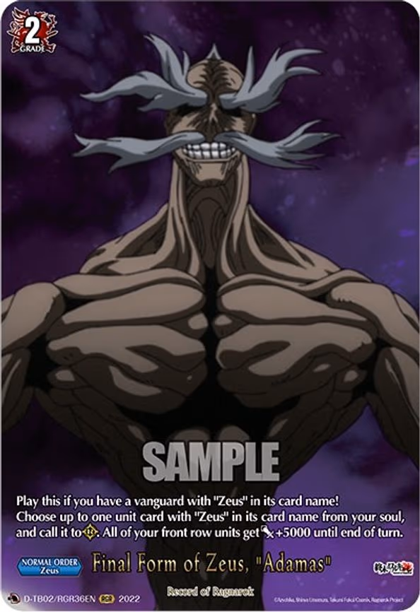 Final Form of Zeus, "Adamas" - RGR (D-TB02/RGR36EN)