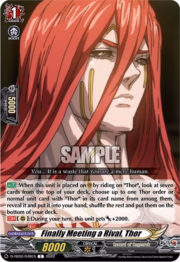 Finally Meeting a Rival, Thor - C (D-TB02/048EN)