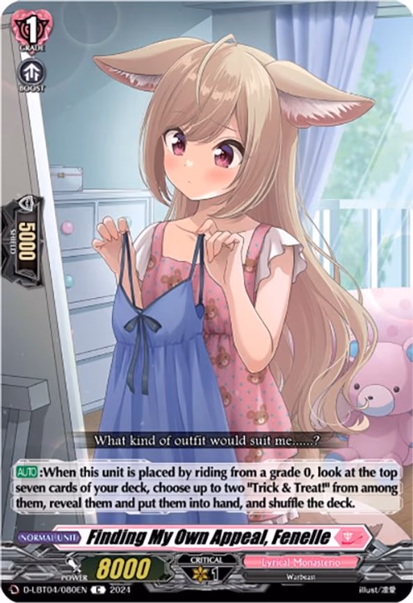 Finding My Own Appeal, Fenelle - C (D-LBT04/080EN)