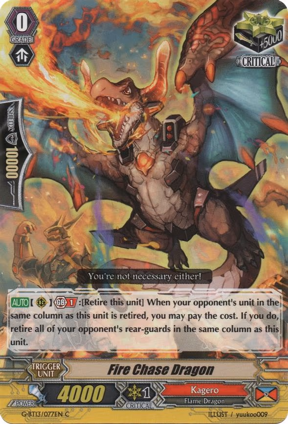 Fire Chase Dragon - C (G-BT13/077EN)