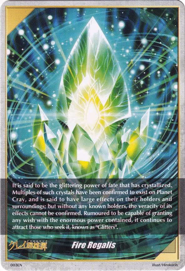 Fire Regalis Token Back - T (003EN)