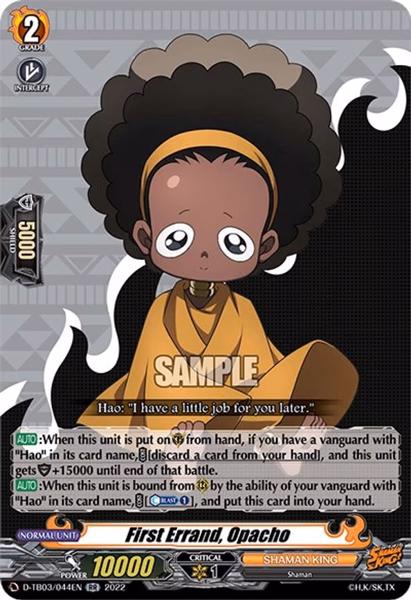 First Errand, Opacho - RR (D-TB03/044EN)