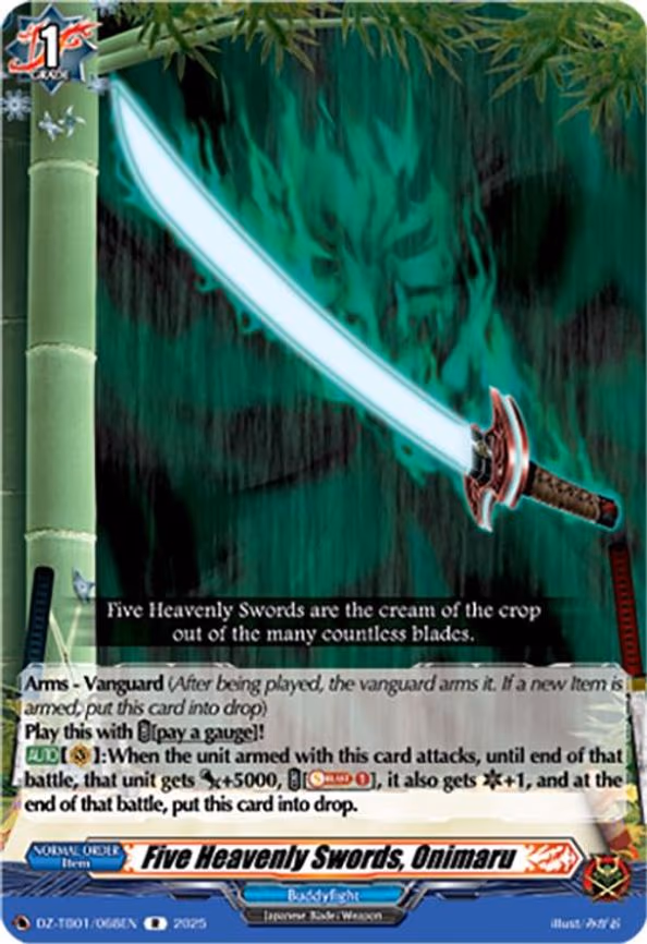 Five Heavenly Swords, Onimaru - R (DZ-TB01/068EN)