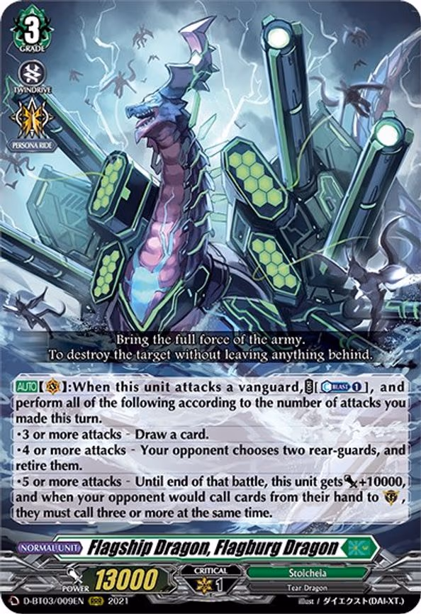 Flagship Dragon, Flagburg Dragon - RRR (D-BT03/009EN)