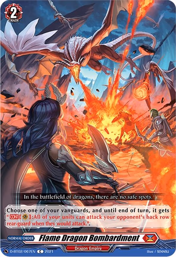 Flame Dragon Bombardment - C (D-BT02/067EN)