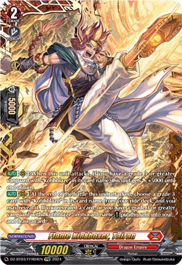 Flame Kickboxer, Tairan - FFR (DZ-BT03/FFR04EN)