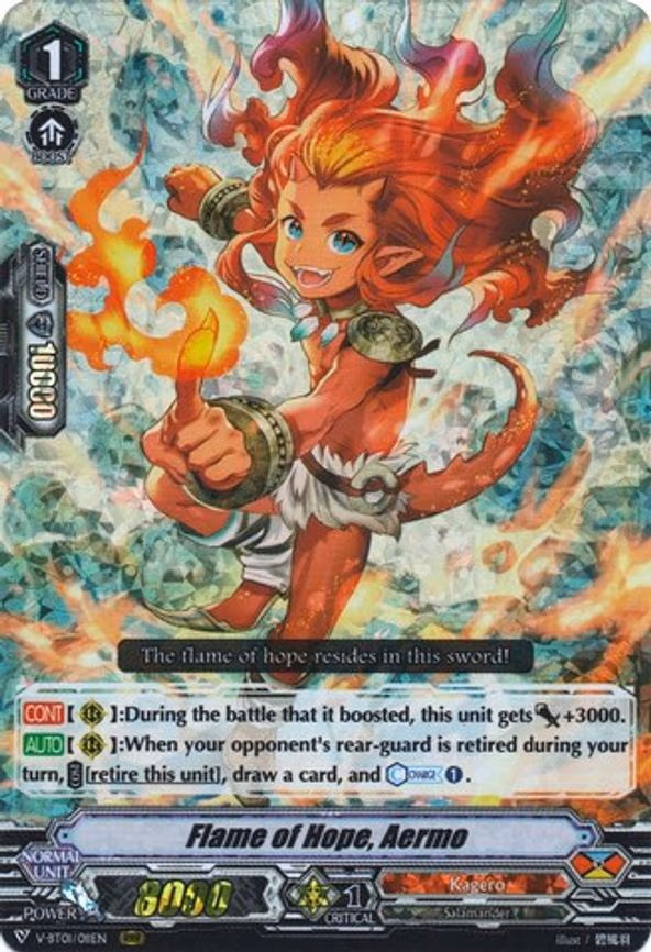 Flame of Hope, Aermo
