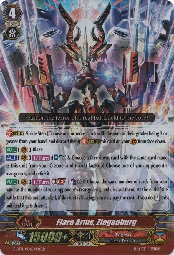 Flare Arms, Ziegenburg - RRR (G-BT11/006EN)