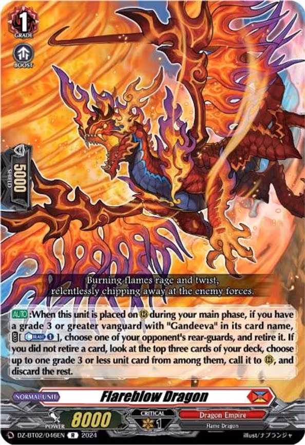Flareblow Dragon - R (DZ-BT02/046EN)