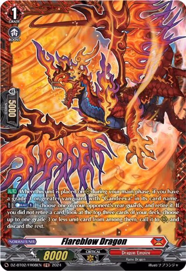 Flareblow Dragon - FR (DZ-BT02/FR08EN)