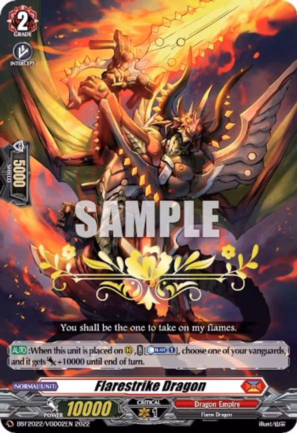 Flarestrike Dragon - PR (BSF2022/VGD02EN 2022)