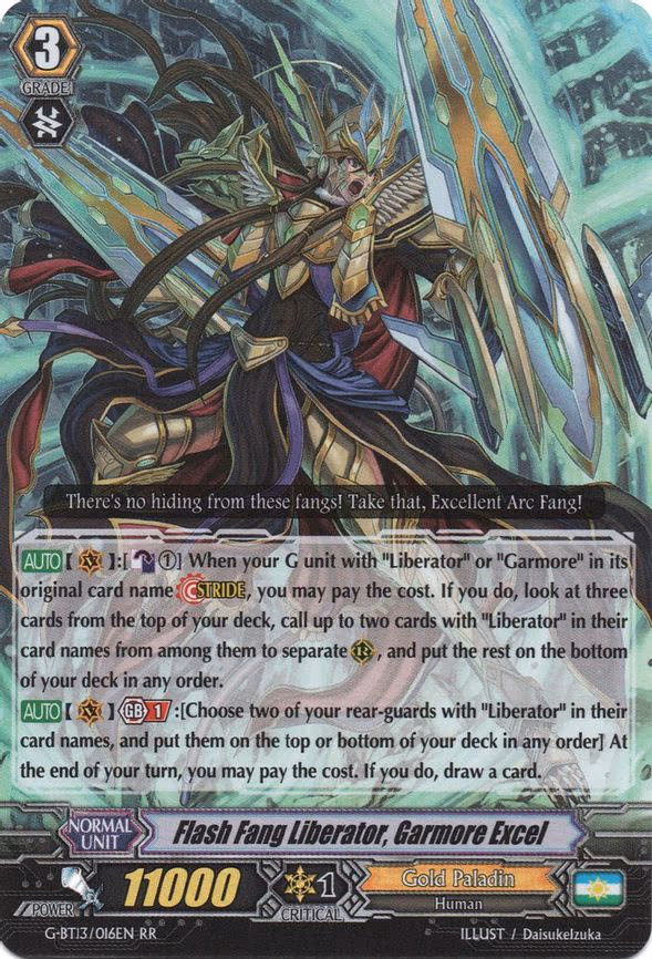 Flash Fang Liberator, Garmore Excel - RR (G-BT13/016EN)