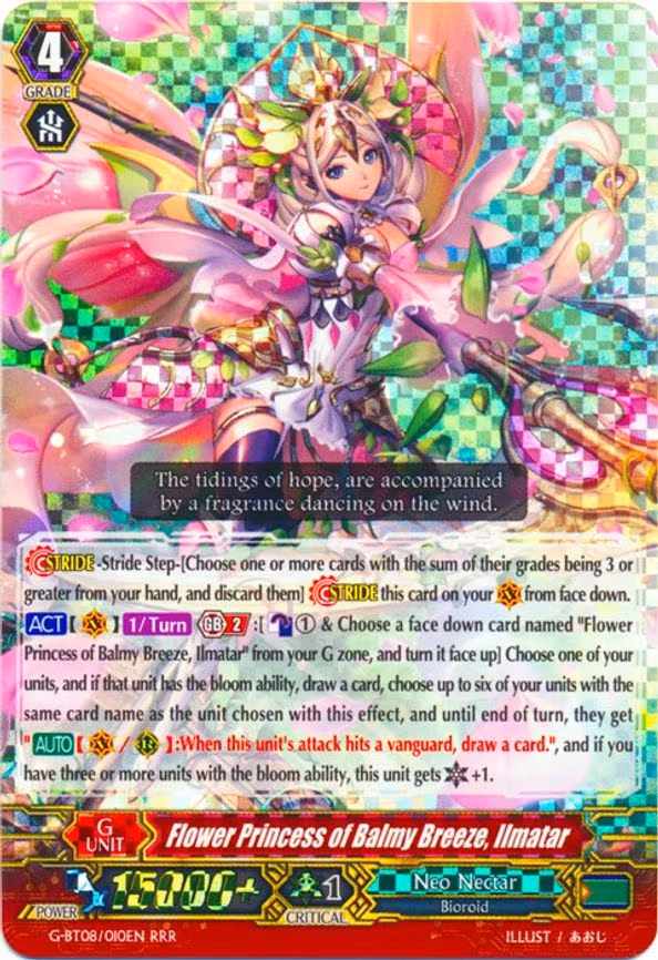 Flower Princess of Balmy Breeze, Ilmatar - RRR (G-BT08/010EN)