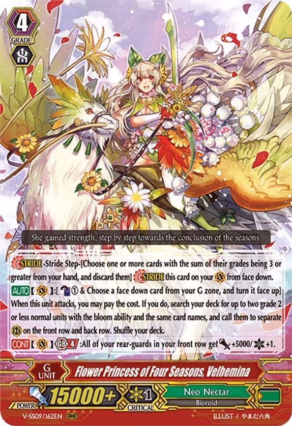 Flower Princess of Four Seasons, Velhemina - RRR (V-SS09/162EN)