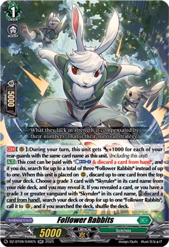 Follower Rabbits - RR (DZ-BT09/040EN)