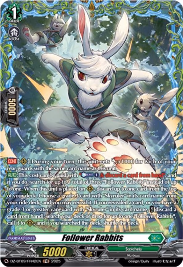 Follower Rabbits - Frame Rare (DZ-BT09/FR42EN)